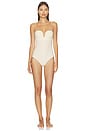 view 2 of 4 Suit Your Fancy Strapless Bodysuit in Toasted Coconut