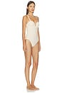 view 4 of 4 Suit Your Fancy Strapless Bodysuit in Toasted Coconut