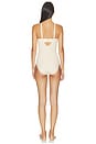 view 5 of 4 Suit Your Fancy Strapless Bodysuit in Toasted Coconut