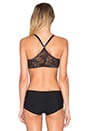 view 3 of 4 Racerback Demi Bra in Black