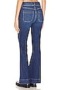 view 3 of 4 Flare Jeans With Patch Pockets in Authentic Blue