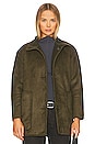 view 1 of 6 Reversible Sherpa Jacket in Utility Green