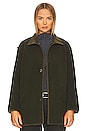 view 2 of 6 Reversible Sherpa Jacket in Utility Green