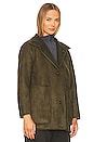 view 4 of 6 Reversible Sherpa Jacket in Utility Green
