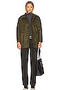 view 6 of 6 Reversible Sherpa Jacket in Utility Green