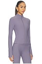 view 3 of 5 Spanxsmooth Onform Full Zip Jacket in Orchid Ash