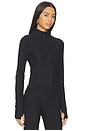 view 2 of 4 Spanxsmooth On Form Full Zip Jacket in Very Black