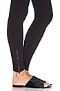 view 4 of 4 Seamless Side Zip Leggings in Very Black