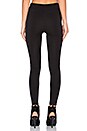 view 3 of 3 Moto Ponte High Waisted Legging in Very Black