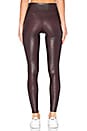 view 3 of 4 Faux Leather Leggings in Wine