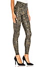 view 2 of 4 Faux Leather Camo Legging in Matte Green Camo