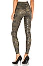 view 3 of 4 Faux Leather Camo Legging in Matte Green Camo