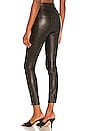 view 3 of 4 Leather-Like Ankle Skinny Pants in Noir