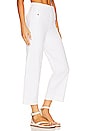 view 2 of 4 Stretch Twill Cropped Wide Leg Pant in Bright White