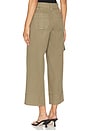 view 3 of 4 Stretch Twill Cropped Trouser in Spanish Olive