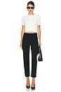 view 5 of 6 PANTALON PERFECT SLIM STRAIGHT PETITE in Classic Black