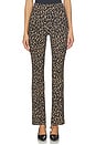 view 1 of 6 Spanxsmooth Ponte Micro Flare in Leopard Print