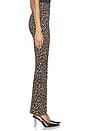view 3 of 6 Spanxsmooth Ponte Micro Flare in Leopard Print