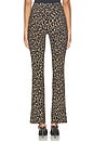 view 4 of 6 Spanxsmooth Ponte Micro Flare in Leopard Print