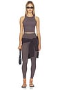 view 5 of 6 Core Luxe Legging in Dark Cacao