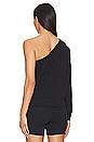 view 3 of 4 AirEssentials One Shoulder Top in Very Black