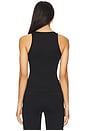 view 3 of 4 Smoothing Jersey Racer Back Tank in Classic Black