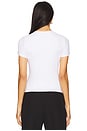 view 3 of 4 Smoothing Jersey Crew Neck Tee in Classic White