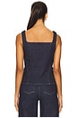 view 3 of 4 Denim Vest in Undone Indigo