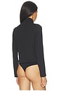 view 5 of 5 Long Sleeve Turtleneck Bodysuit in Classic Black