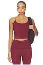 view 1 of 5 Boost Up Cropped Shelf Cami Top in Micro Tnldot Vrr