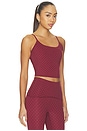 view 2 of 5 Boost Up Cropped Shelf Cami Top in Micro Tnldot Vrr