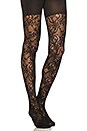view 1 of 2 Lovely Lace Tights in Very Black