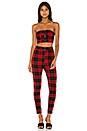 view 1 of 3 ENSEMBLE PANTALON ET TOP JALINA in Red Multi