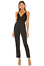 view 1 of 3 Cheryl Deep V Jumpsuit in Black