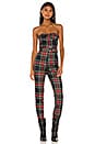 view 1 of 3 Sable Strapless Jumpsuit in Plaid Multi
