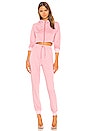 view 1 of 3 ENSEMBLE TOP ET PANTALON SWEAT MILEY in Dusty Rose