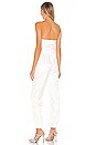 view 3 of 3 Isolde Corset Jumpsuit in White