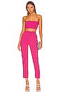 view 1 of 3 Remy Bandeau Pant Set in Hot Pink