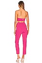 view 3 of 3 Remy Bandeau Pant Set in Hot Pink