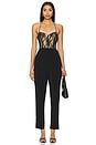 view 1 of 3 Bella Lace Jumpsuit in Black