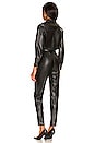 view 3 of 4 Branka Leather Jumpsuit in Black
