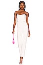 view 4 of 4 Naomi Belted Jumpsuit in White