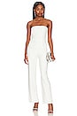 view 1 of 4 Keke Strapless Jumpsuit in Ivory