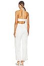 view 3 of 3 Julia Halter Jumpsuit in White