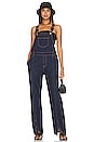 view 1 of 4 Deanna Relaxed Overalls in Dark Denim