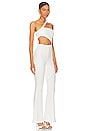 view 2 of 3 Emilie Cut Out Jumpsuit in White