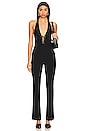 view 1 of 3 Dela Lace Up Jumpsuit in Black