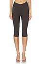 view 5 of 4 Angelah Bandage Capri Set in Dark Brown