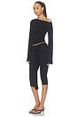 view 2 of 3 Charlotte Capri Set in Black