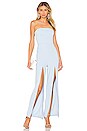 view 1 of 3 Shamika Split Leg Jumpsuit in Light Blue